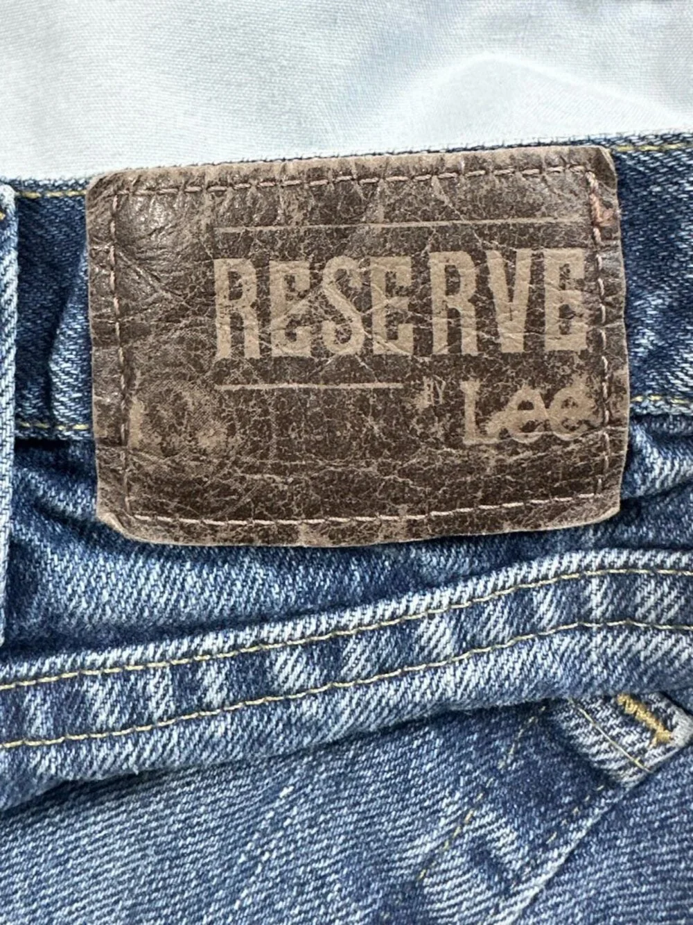 Lee Men's Jeans Reserve Straight Leg Dark Wash‎ Premium Denim Blue Size 36x32
